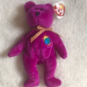 Ty Original Beanie Babies Millennium Bear